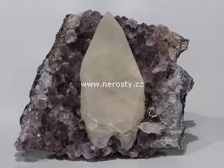 ametyst + kalcit