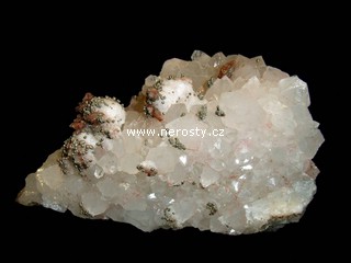 k�emen + pyrit + kalcit