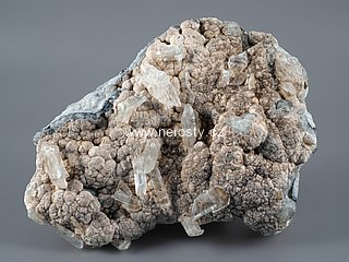 gypsum, calcite