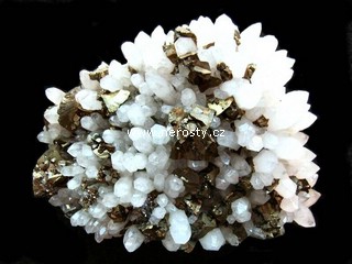 chalcopyrite, quartz