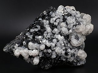 sphalerite, calcite