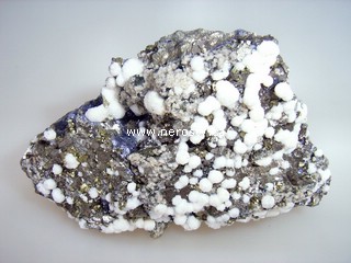 pyrit, manganokalcit
