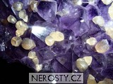 ametyst + kalcit
