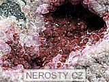 rozelit-beta + kobaltokalcit