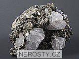 pyrit + kalcit