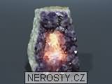 ametyst + lampa + drza