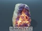 ametyst + lampa + dr�za