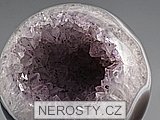 ametyst s krystaly + koule