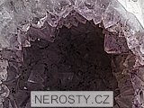 ametyst s krystaly + koule