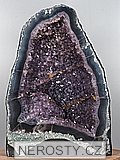 ametyst geoda, chalcedon