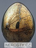 chalkopyrit + vejce