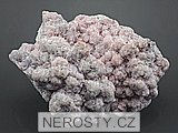 rodochrozit, křišťál