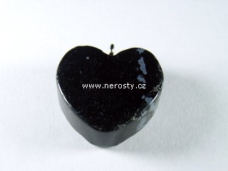 vlokov obsidin + srdce